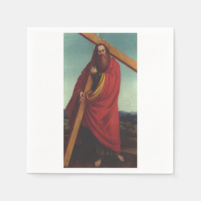 Serviette En Papier Saint André l'apôtre, premier appelé (Devant)