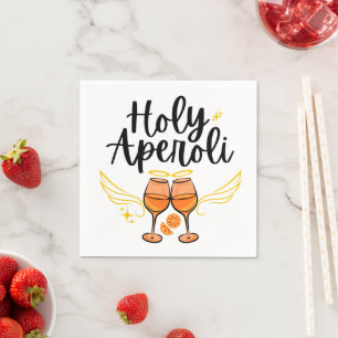 Serviette En Papier Saint Aperoli Drôle Tendance Aperol Spritz Déclara