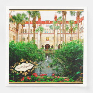 Serviette En Papier Saint Augustine Florida Lightner Museum & Gardens