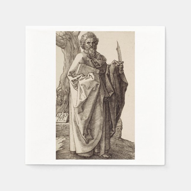 Serviette En Papier Saint Barthélemy l'apôtre Beaux-Arts (Devant)