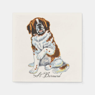 Serviette En Papier saint bernard