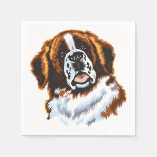 Serviette En Papier saint bernard