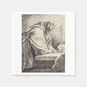 Serviette En Papier Saint François d'Assise Fondateur des Franciscains