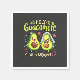 Serviette En Papier Saint-Guacamole Nous sommes mariés avec des couple