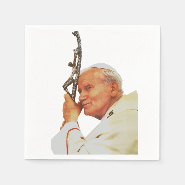 Serviette En Papier Saint-Jean-Paul II (Devant)
