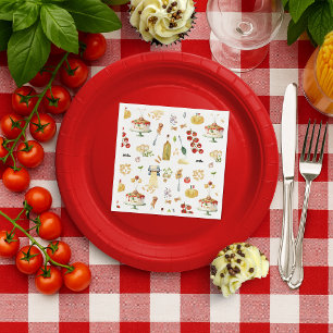 Serviette En Papier Saint Ravioli Petit Anniversaire de Boulette de