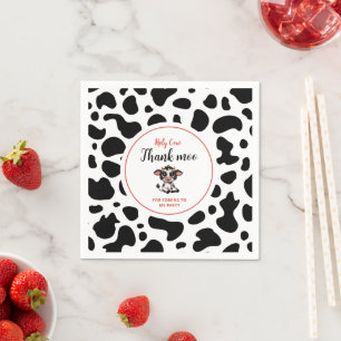 Serviette En Papier saint vache merci moo d'être venu