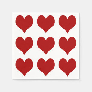Serviette En Papier Saint Valentin Coeur
