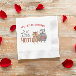 Serviette En Papier Saint Valentin Faisons une fête d'anniversaire