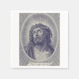 Serviette En Papier Sainte Face de Jésus