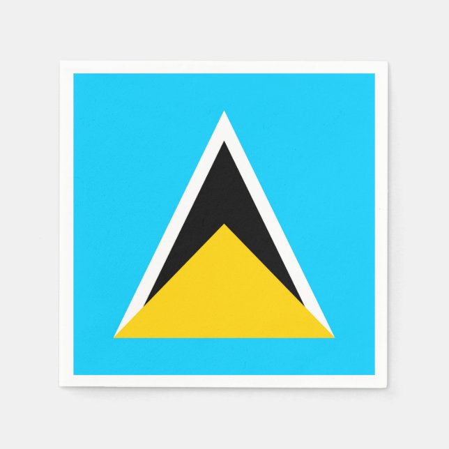 Serviette En Papier Sainte-Lucie (Devant)