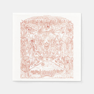 Serviette En Papier Sainte Trinité dans la Gloire