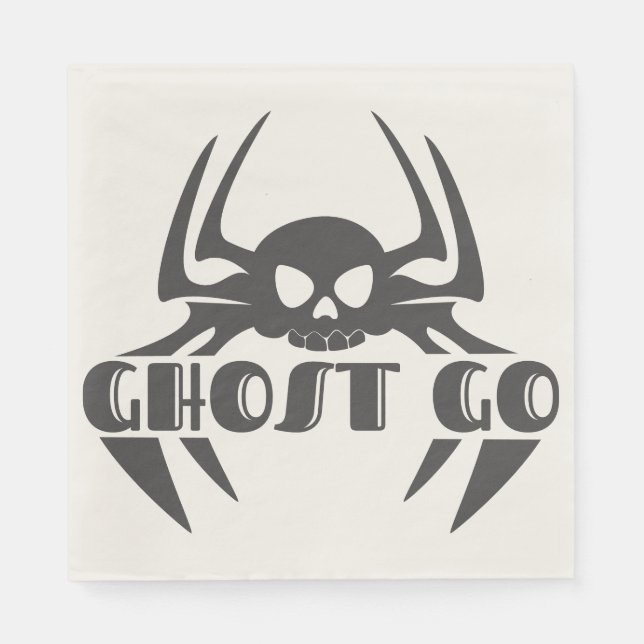 Serviette En Papier Saison Éffrayante de Ghost Go (Devant)