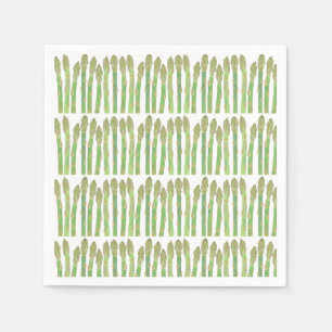 Serviette En Papier Salade d'asperges