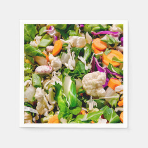 Serviette En Papier Salade mixte