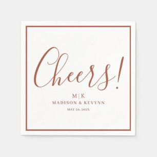Serviette En Papier Salers minimal et chic   Napkins mariage