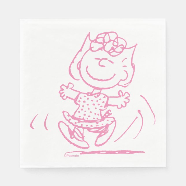 Serviette En Papier Sally Brown Dancing (Devant)