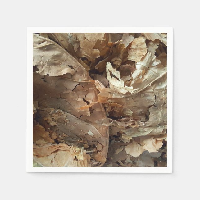 Serviette En Papier Salon de cigar lounge feuille de tabac (Devant)