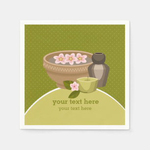 Serviette En Papier Salon Spa de beauté