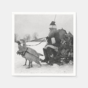 Serviette En Papier Salope de Santa and His