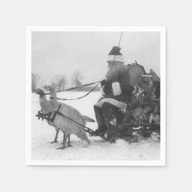 Serviette En Papier Salope de Santa and His (Devant)