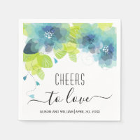 Salut à l'amour, fleurs bleues, mariage floraux