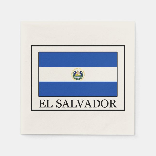 Serviette En Papier Salvador (Devant)