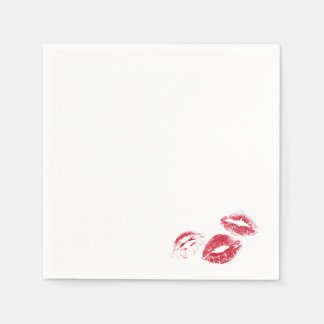 Serviette En Papier S'AMUSER ! Imprimantes Red Lipstick