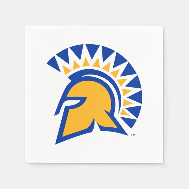 Serviette En Papier San Jose State Spartans (Devant)
