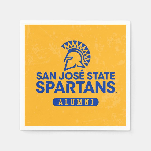 Serviette En Papier San Jose State Spartans désespérés (Devant)