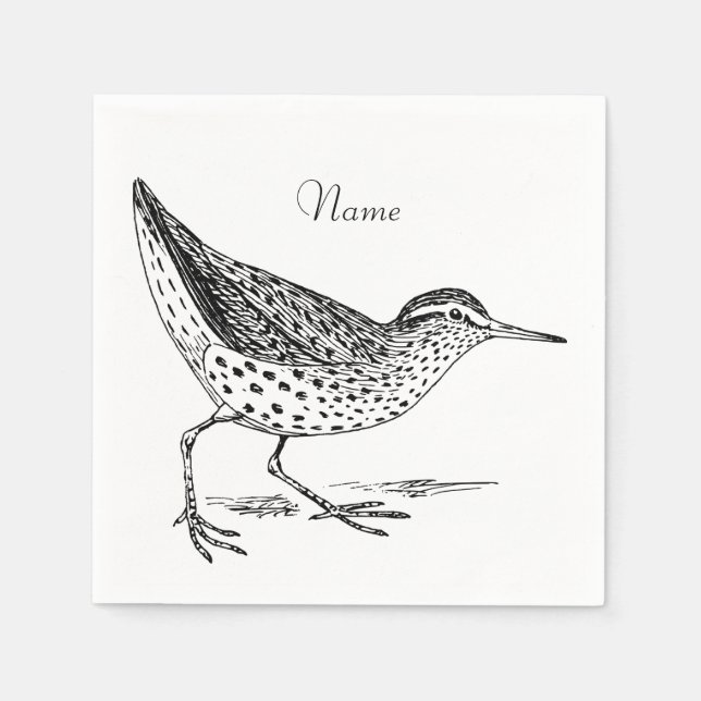 Serviette En Papier Sandpiper Shorer Thunder_Cove (Devant)