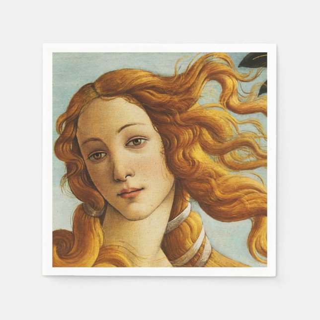 Serviette En Papier Sandro Botticelli - Déesse Vénus Avatar Art (Devant)