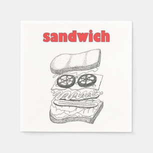 Serviette En Papier Sandwich