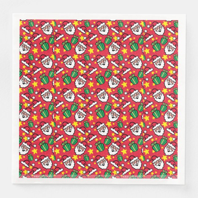 Serviette En Papier Santa Claus (Devant)