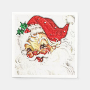 Serviette En Papier Santa Claus