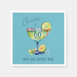 Serviette En Papier Santé pour les 60 Ans Anniversaire de Naissance