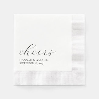 Serviette En Papier Santé! Serviettes Mariage propres et modernes