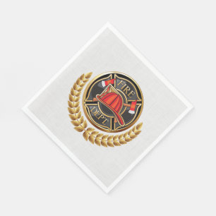 Serviette En Papier Sapeurs-Pompiers