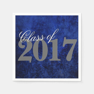 Serviette En Papier Sapphire Grad | Blue Royal Cobalt Azure Année