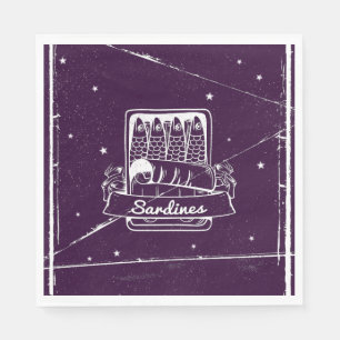 Serviette En Papier Sardines dans une boîte