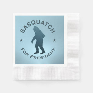 Serviette En Papier Sasquatch, Président