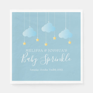 Serviette En Papier Saupoudrer petit étoile bleu Baby Sprinkle