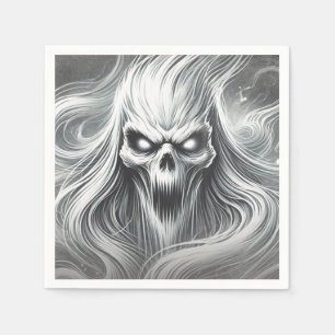 Serviette En Papier Scary hurler Poltergeist Ghost Halloween Party