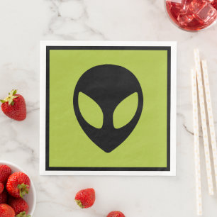 Serviette En Papier Science-fiction Alien spatiale Extraterrestre