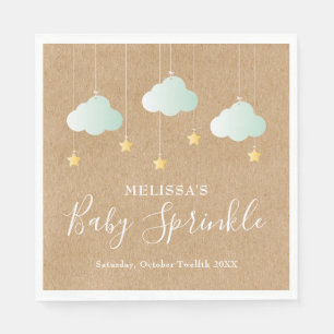 Serviette En Papier Scintille Scintille Petite Étoile Baby Sprinkle Ru