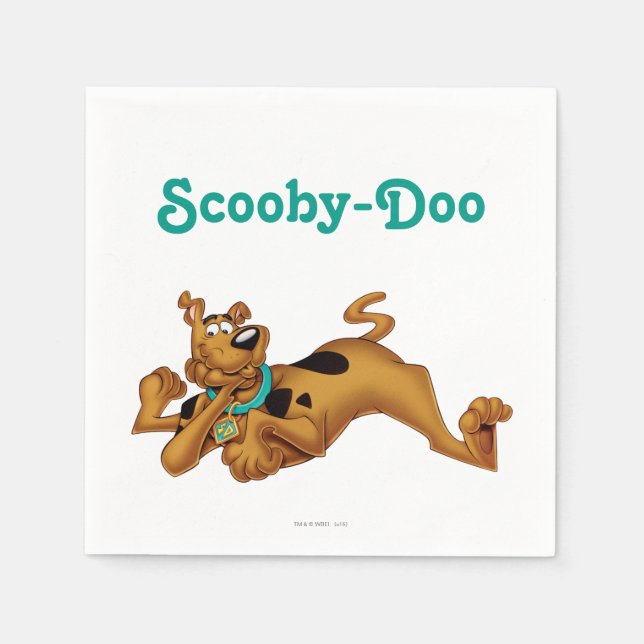 Serviette En Papier Scooby Doo Allongé (Devant)