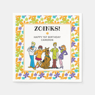 Serviette En Papier Scooby-Doo et l'anniversaire Super de Gang