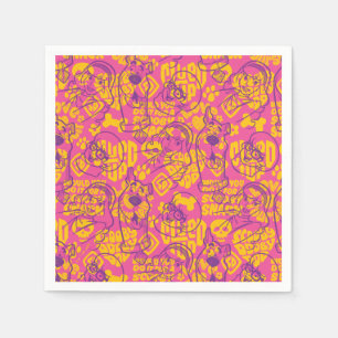 Serviette En Papier Scooby-Doo   Funky Flower Motif
