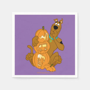 Serviette En Papier Scooby-Doo   Halloween Jack-O-Lantern