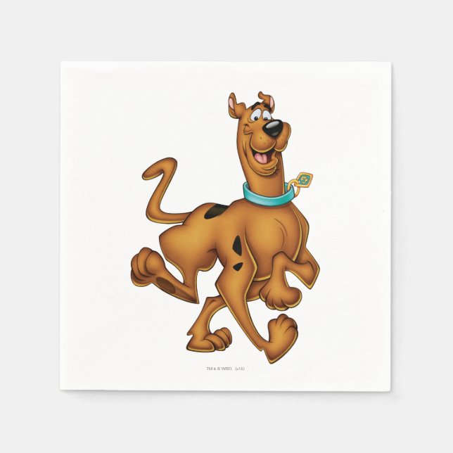 Serviette En Papier Scooby-Doo Joyeuse Marche (Devant)